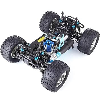 HPIエンジンラジコンNitro Monster Truck & Futaba 10864 RTR NITRO MONSTER KING 4x4 TRUCK NS W/ NWK-1 BODY